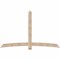 Ekena Millwork Bellingham Smooth Timber Gable Bracket, Douglas Fir, 96"W x 60"H x 1 1/2"D x 5 1/2"F, 15/12 Pitch GBW096X60X0206BEL00SDF - alternate 1